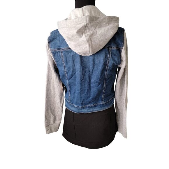 Wax Jean Denim Hoodie Jacket Junior Size Large NWT - Picture 9 of 16